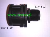 REDUKCJA 1/2'' GZ - 3/4'' GW ( IR)